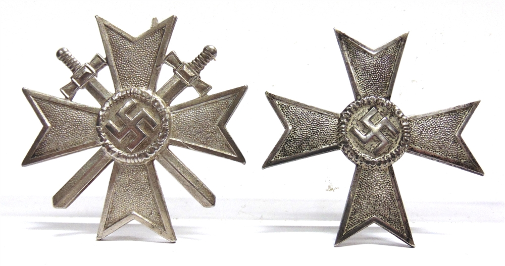 A GERMAN THIRD REICH WAR MERIT CROSS FIRST CLASS WITH SWORDS by Wilhelm Deumer of Ludenscheid, maker