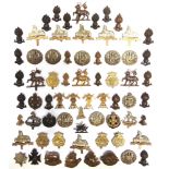 ASSORTED CAP BADGES including those for the Lincolnshire Regiment; Northamptonshire Regiment;