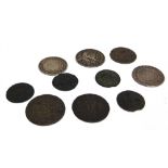 TOKENS - ASSORTED comprising a Simon Rolfe Salisbury [Sarum] half penny, 1666; Coventry farthing,