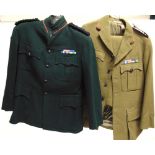 THE ROYAL GURKHA RIFLES (RGR) AN OFFICER'S TAILORED UNIFORM comprising No.1 tunic and trousers, No.1