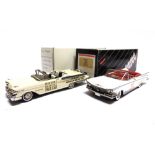[WHITE METAL]. TWO 1/43 SCALE WESTERN MODELS CARS comprising a Mini Marque 1957 Mercury Turnpike