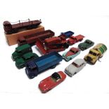 ASSORTED DINKY TOYS circa 1950s-60s, variable condition, all unboxed, (13).