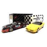 [WHITE METAL]. TWO 1/43 SCALE WESTERN MODELS CARS comprising a No.WP112, 1985 Chevrolet Camaro