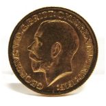 GREAT BRITAIN - GEORGE V, SOVEREIGN, 1911 Ottawa mint.