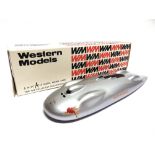 [WHITE METAL]. A 1/43 SCALE WESTERN MODELS NO.WMS25, 1939 RAILTON RECORD CAR silver, mint, boxed.