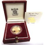 GREAT BRITAIN - ELIZABETH II, SOVEREIGN, 1985 proof, in case of issue.