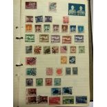 STAMPS - A PART-WORLD COLLECTION including China and U.S.A., mint and used, (three albums); together