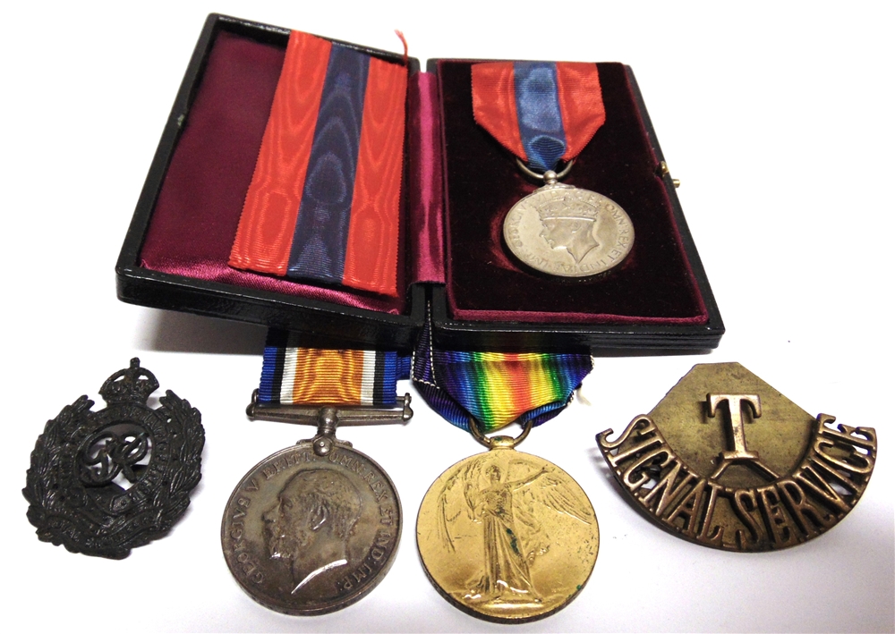 A GREAT WAR & LATER TRIO OF MEDALS TO SAPPER J. PAYNTER, ROYAL ENGINEERS comprising the British