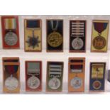 CIGARETTE & TRADE CARDS - ASSORTED SETS, PART SETS & ODDS comprising Wills, 'Medals', 1906 (50/