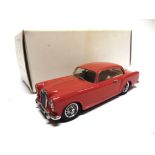 [WHITE METAL]. A 1/43 SCALE TOP MARQUES 1967 ALVIS TF 21 'GRABER' SALOON red, near mint (lacking one