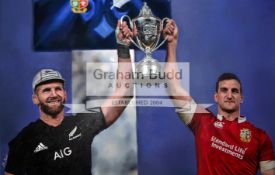 Darren Baker limited edition print of the New Zealand and British & Irish Lions captains Sam