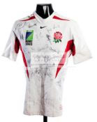 Kyran Bracken team-signed England No.