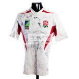 Kyran Bracken team-signed England No.