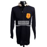 Blue Scotland international shirt gained as a swap by England's Cliff Bastin following the match at