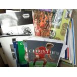 Large archive of sporting memorabilia auction catalogues late 1980s onwards, Sotheby's, Christie's,