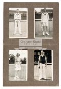 Wimbledon tennis postcard album 1930s,