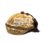 Westmorland County Rugby Football Union cap 1895-1898, gold cap,