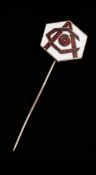 Rare Arsenal FC stick pin bearing the Art Deco style club crest,