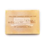 Terry McDermott's Liverpool FC Challenge Europeen Interclubs medal plaque awarded by France