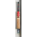 Andrews Strauss signed & used cricket bat from the victorious 2009 Ashes Series v Australia,