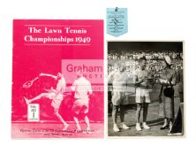 Wimbledon Lawn Tennis Championships programme for the men's singles final day in 1949,
