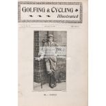 A bound volume of Golfing & Cycling Illustrated magazine for 1898, Vol. V No.