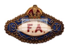 Football Association badge issued to Councillor A.G.