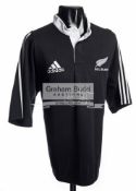 Jonah Lomu signed New Zealand All Blacks replica jersey,