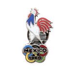 Mexico 1968 Olympic Games French National Olympic Committee badge,