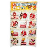 Manchester United Football Stickers, by Fun Products for Warner Brothers,