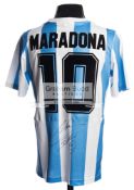 Maradona signed Argentina No.