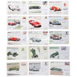 A collection of 15 autographed 'Great Names in Motor Racing' 1980 postal covers,