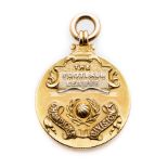 Football League Division One Championship winner's medal awarded to Cliff Bastin of Arsenal FC in