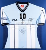 Maradona signed commemorative Argentina No.