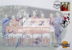 Autograph Editions England 1966 World Cup Winners Sepia FDC signed by 10 players,