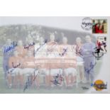 Autograph Editions England 1966 World Cup Winners Sepia FDC signed by 10 players,