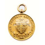 Football Association Amateur Cup runners-up medal season 1932-33, 9ct.