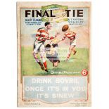 Rugby League Challenge Cup Final programme York v Halifax played at Wembley Stadium 2nd May 1931,