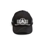 Lewis Hamilton, Valtteri Bottas and Niki Lauda signed AMG Petronas 2017 F1 black cap,