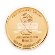 FIFA 2014 World Cup Preliminary Draw medal,