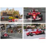 Michael Schumacher-Ferrari 2005 Monaco Grand Prix colour photographs,