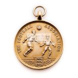 Terry McDermott's Liverpool FC 1977 F.A. Cup runners-up medal, 9ct.