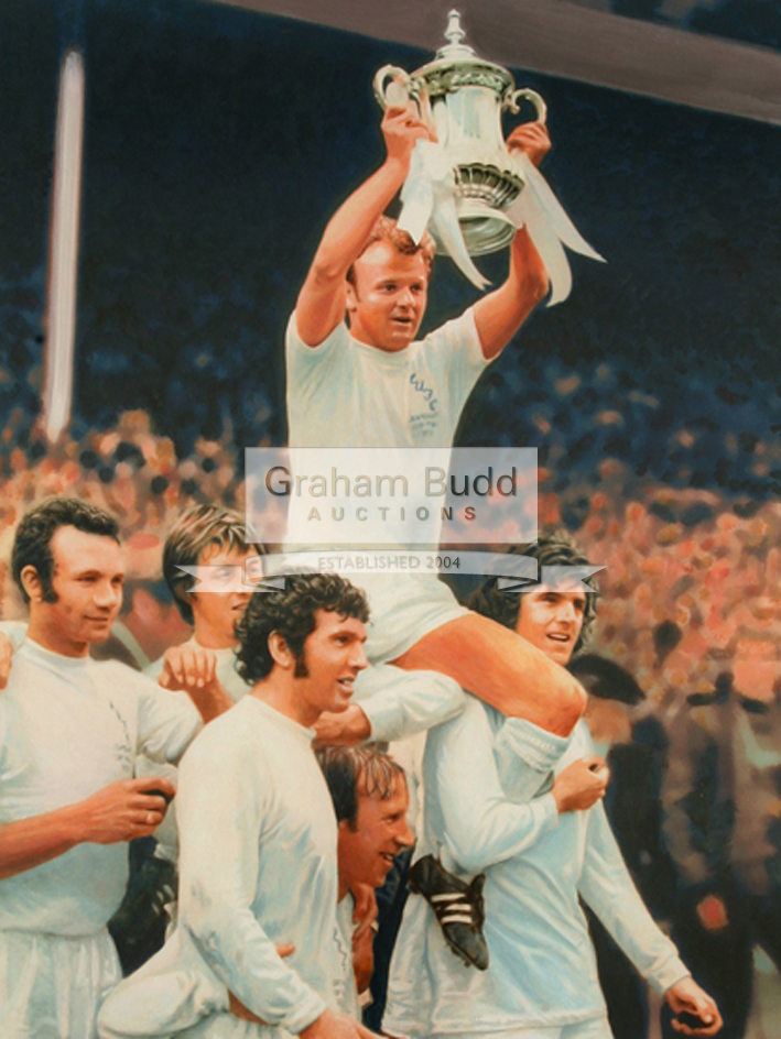 The original work of art by Gary Brandham from which the Leeds United limited edition print