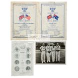 Three Davis Cup Programmes,