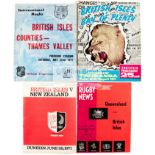 A complete set of 26 programme for the 1971 British Lions Tour of New Zealand & Australia,