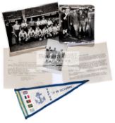 A collection of memorabilia relating to the British referee J.E.