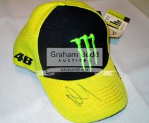 Valentino Rossi signed Movistar Yamaha MotoGP cap,