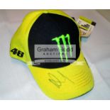 Valentino Rossi signed Movistar Yamaha MotoGP cap,