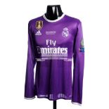 Gareth Bale purple Real Madrid No.