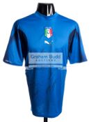 Multi-signed Italy 2006 World Cup Final replica jersey,